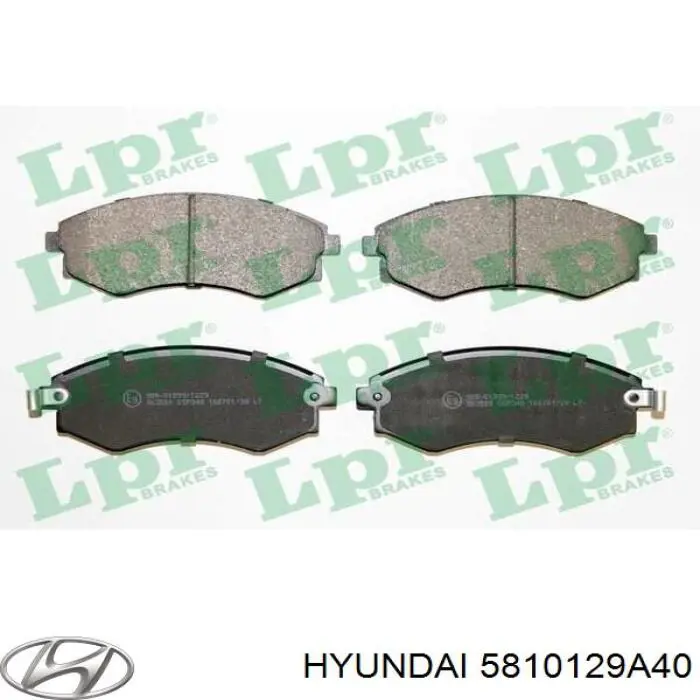Купить 5810129A40 Hyundai/Kia Колодки тормозные