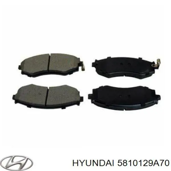 5810129A70 Hyundai/Kia колодки тормозные передние дисковые