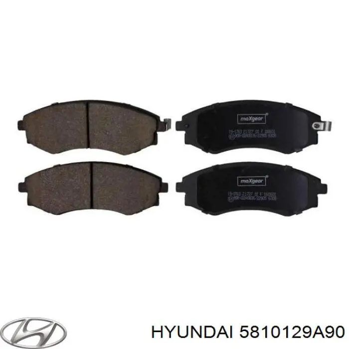 Передние тормозные колодки 5810129A90 Hyundai/Kia