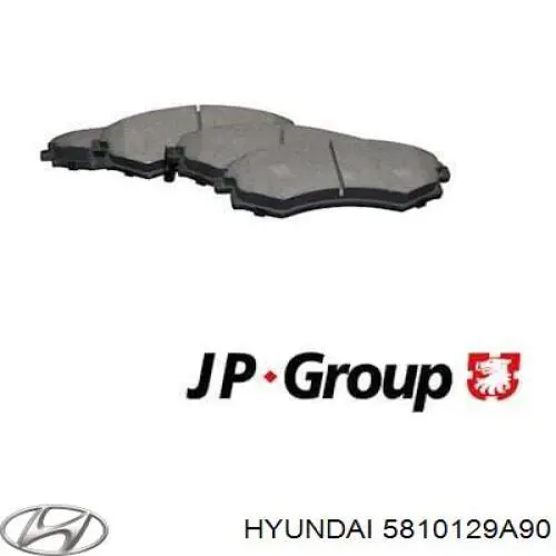Купить 5810129A90 Hyundai/Kia Колодки тормозные