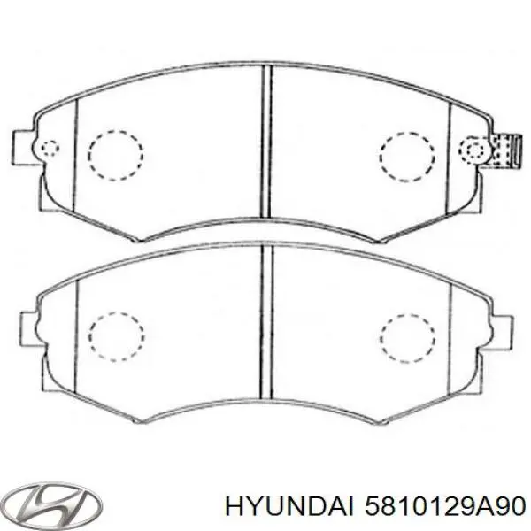 Колодки Hyundai/Kia 5810129A90 цена, от 12.71 USD