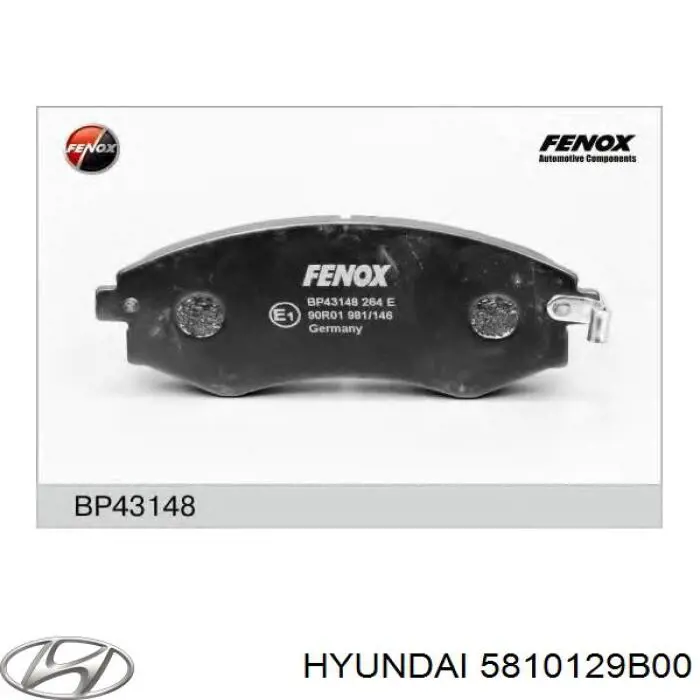Купить 5810129B00 Hyundai/Kia Колодки тормозные