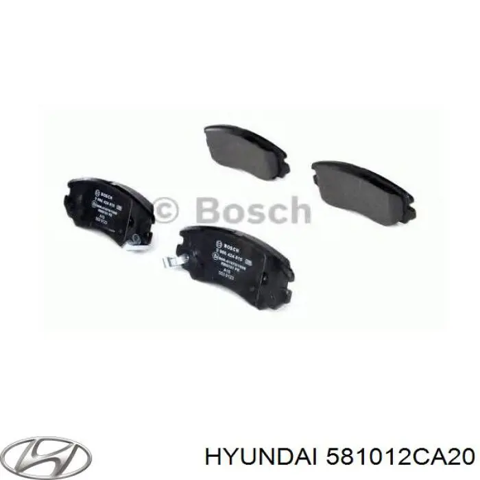 Купить 581012CA20 Hyundai/Kia Колодки тормозные