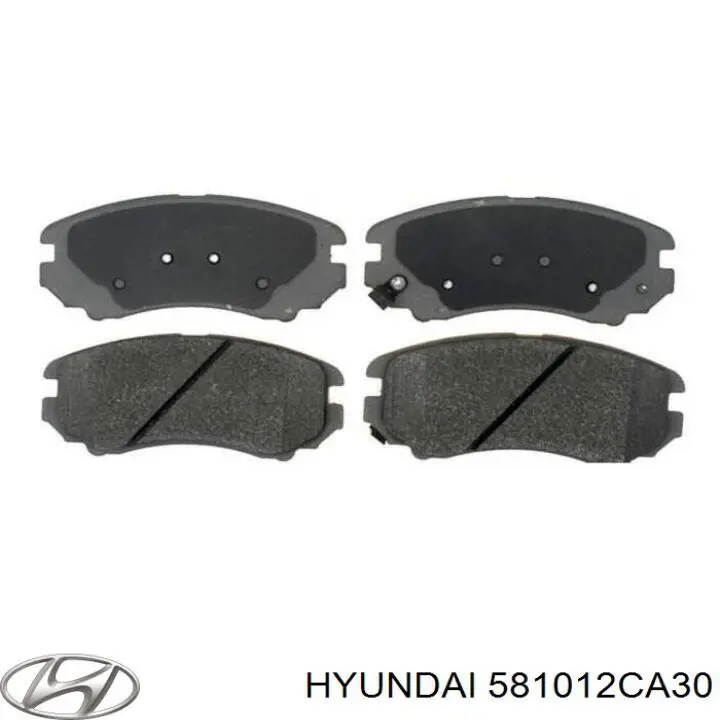 Передние тормозные колодки 581012CA30 Hyundai/Kia