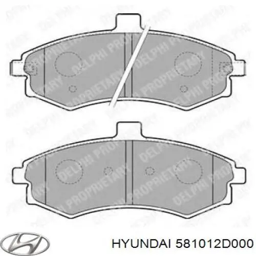 Колодки Hyundai/Kia 581012D000 цена, от 11.38 USD