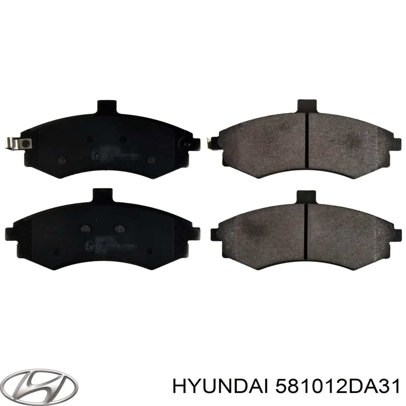 Колодки Hyundai/Kia 581012DA31 цена, от 12.70 USD