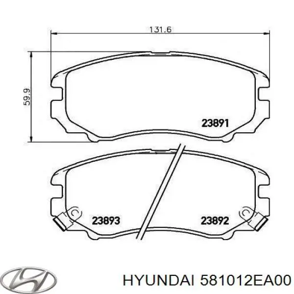 581012EA00 Hyundai/Kia 