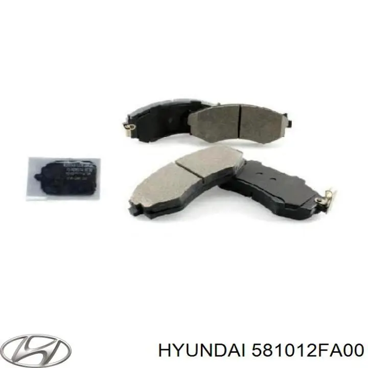 Передние тормозные колодки 581012FA00 Hyundai/Kia