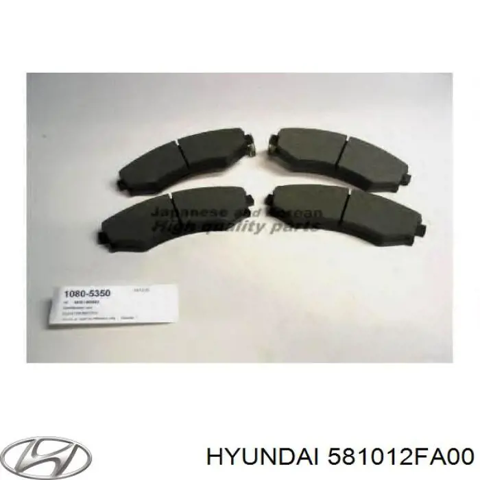 Колодки Hyundai/Kia 581012FA00 цена, от 16.47 USD