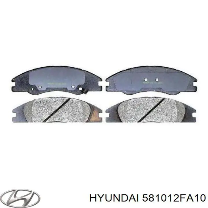 Колодки Hyundai/Kia 581012FA10 цена, от 23.47 USD