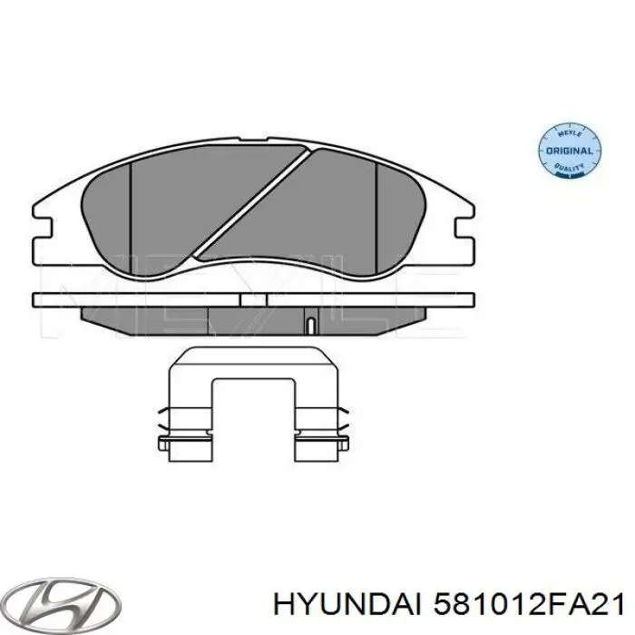 Купить 581012FA21 Hyundai/Kia Колодки тормозные