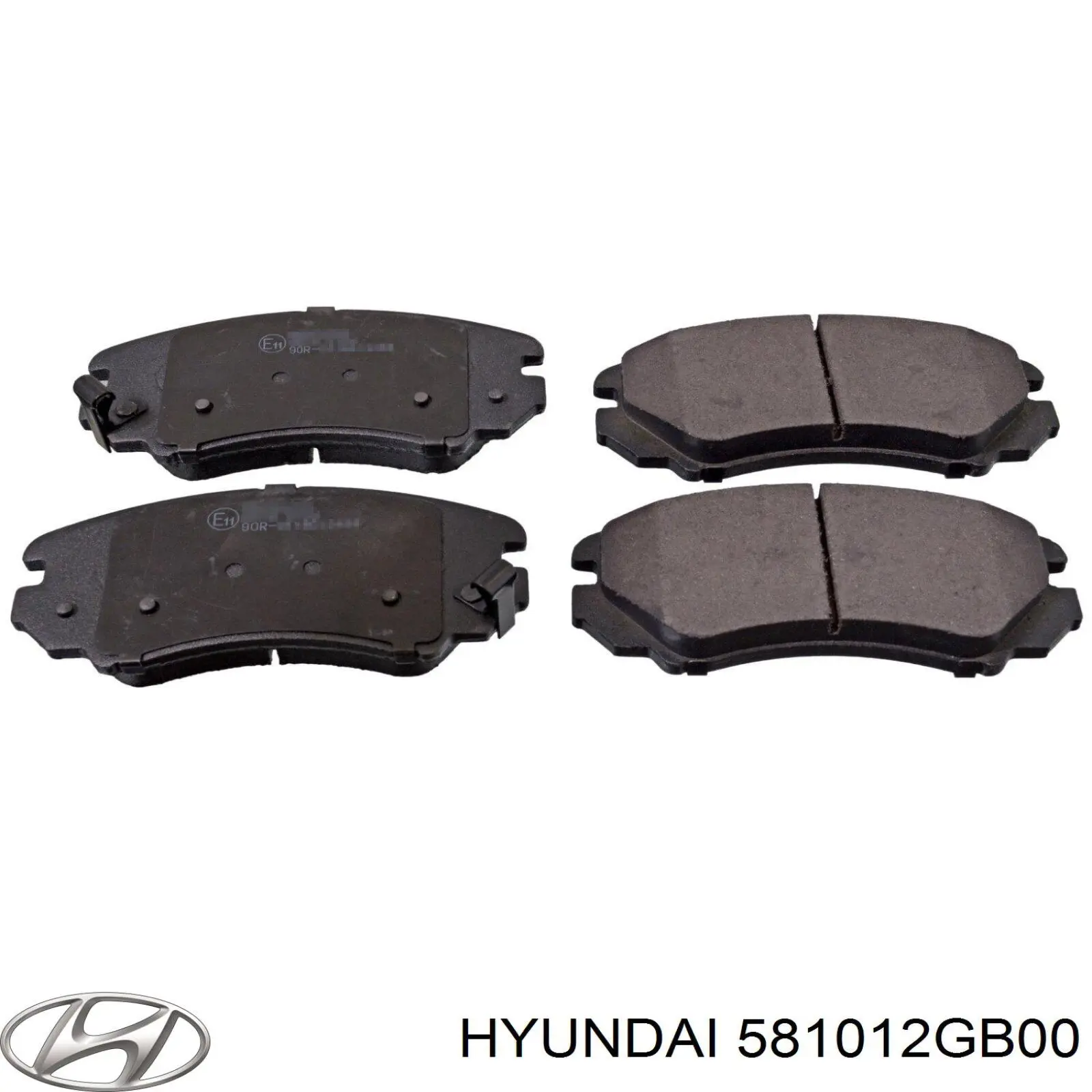 581012GB00 Hyundai/Kia Колодки передние
