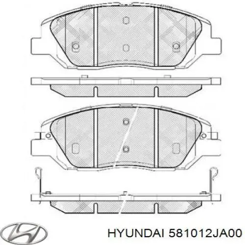 Колодки Hyundai/Kia 581012JA00 цена, от 30.97 USD