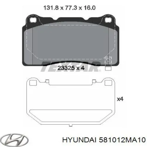 581012MA10 Hyundai/Kia