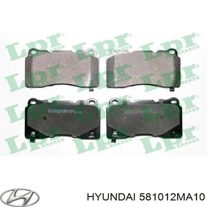 Купить 581012MA10 Hyundai/Kia Колодки тормозные