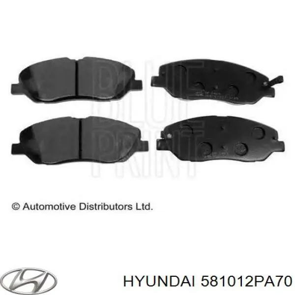 Колодки Hyundai/Kia 581012PA70 цена, от 32.17 USD