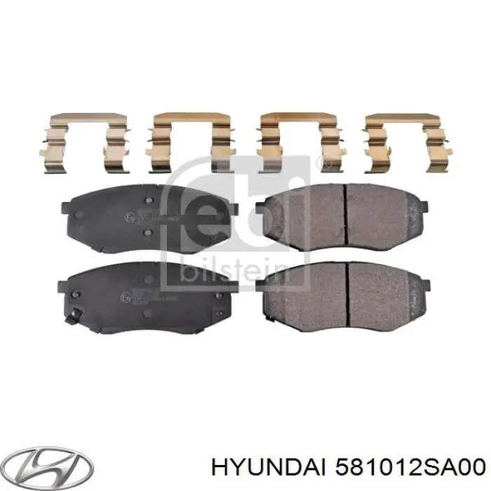 Sapatas do freio dianteiras de disco Hyundai/Kia 581012SA00 preço, a partir de 56,90 USD