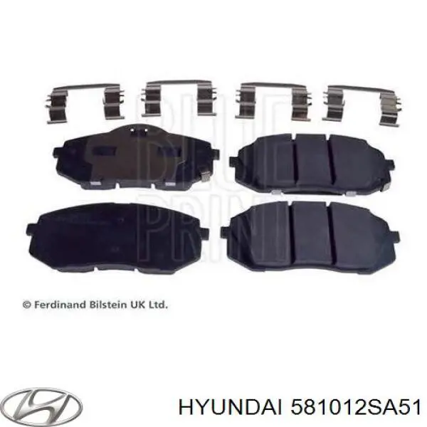 Купить 581012SA51 Hyundai/Kia Колодки тормозные