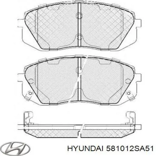 Колодки Hyundai/Kia 581012SA51 цена, от 39.78 USD