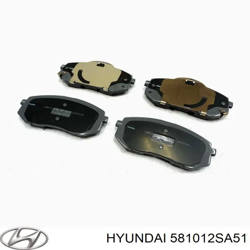 Тормозные колодки Hyundai/Kia 581012SA51