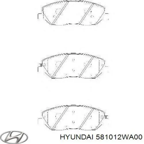 Колодки Hyundai/Kia 581012WA00 цена, от 24.88 USD