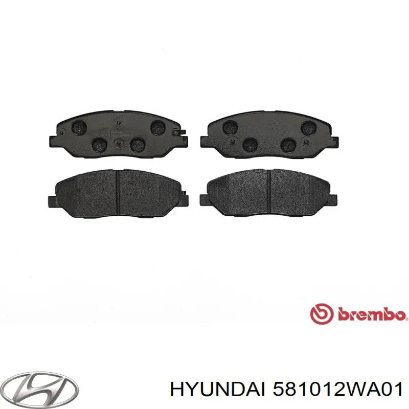 Колодки Hyundai/Kia 581012WA01 цена, от 26.47 USD