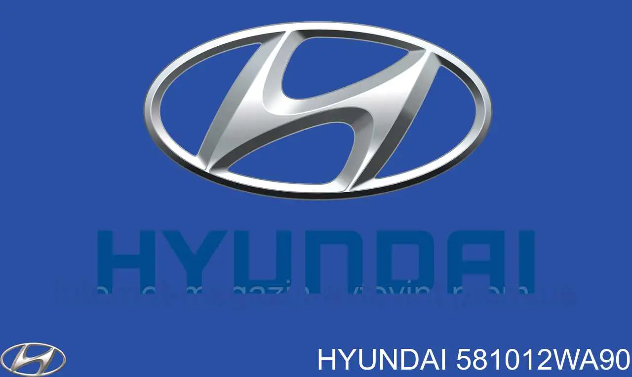 581012WA90 Hyundai/Kia колодки передние