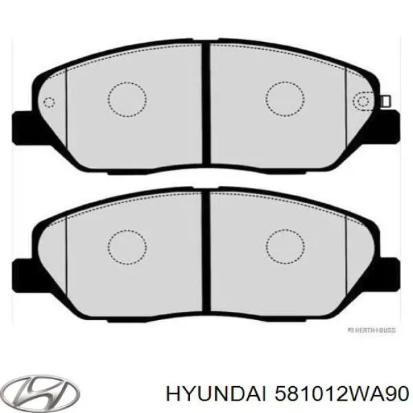 Тормозные колодки Hyundai/Kia 581012WA90