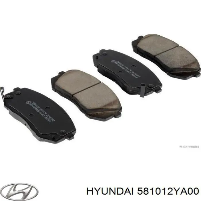 Compre 581012YA00 Hyundai/Kia Sapatas do freio dianteiras de disco