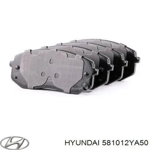 581012YA50 HYUNDAI Pastillas de freno delanteras original y equivalente