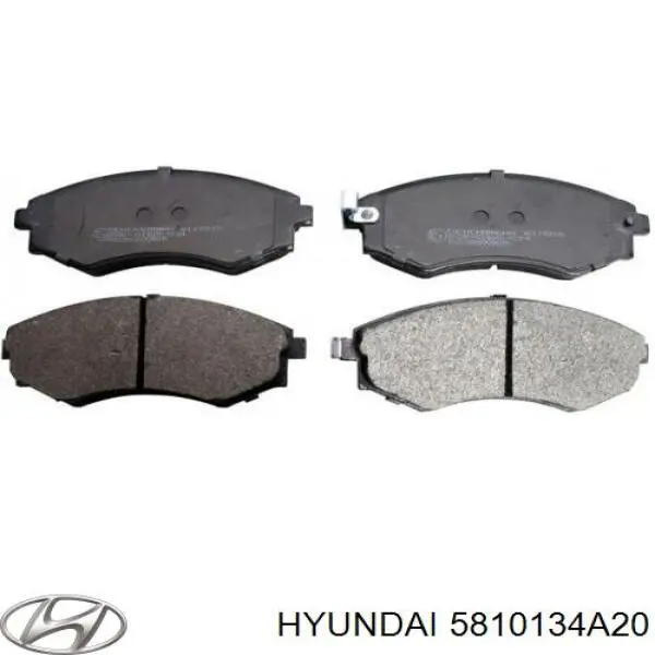 Передние тормозные колодки 5810134A20 Hyundai/Kia