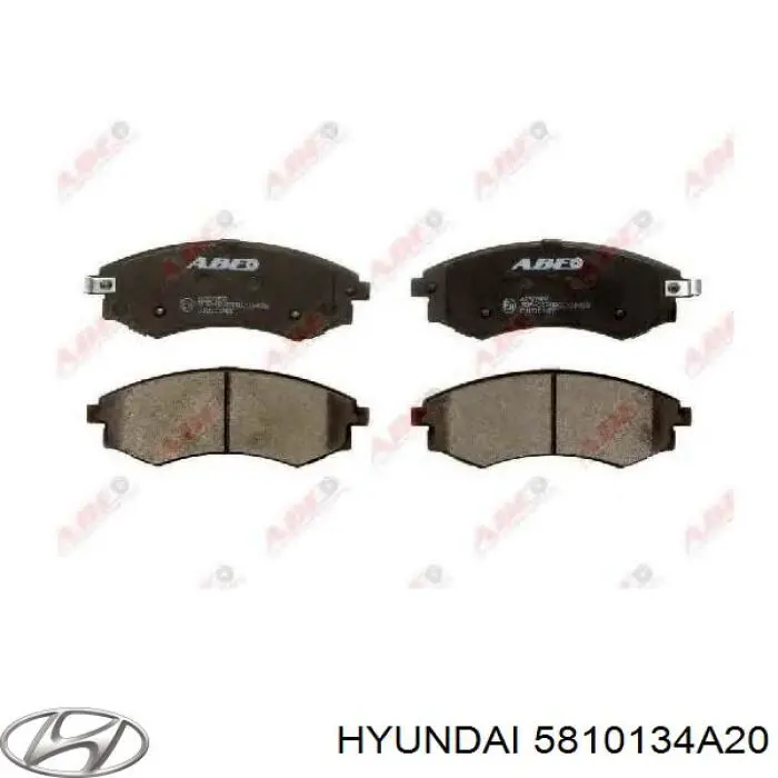 Передние тормозные колодки 5810134A20 Hyundai/Kia