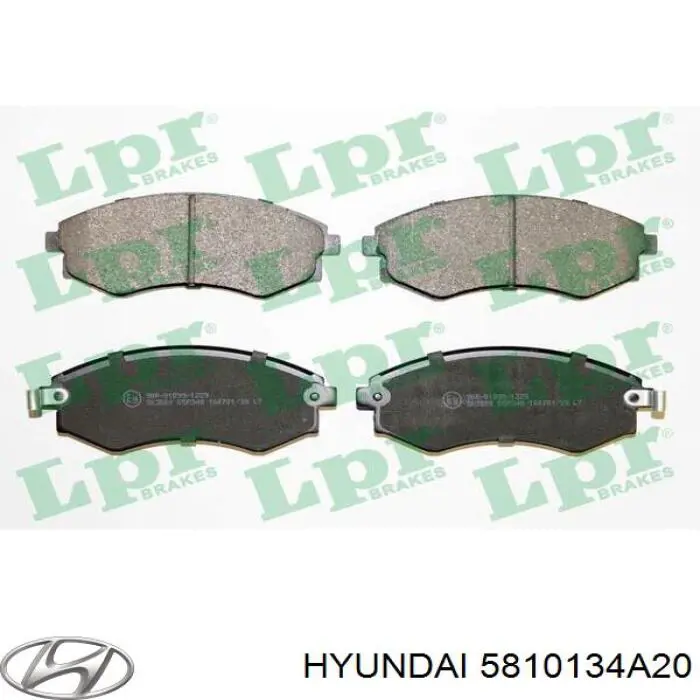 Купить 5810134A20 Hyundai/Kia Колодки тормозные