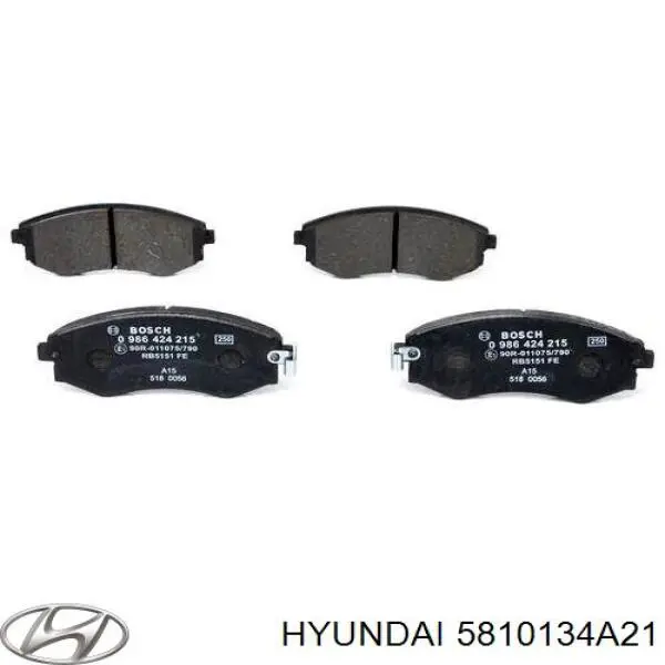 Колодки Hyundai/Kia 5810134A21 цена, от 18.33 USD