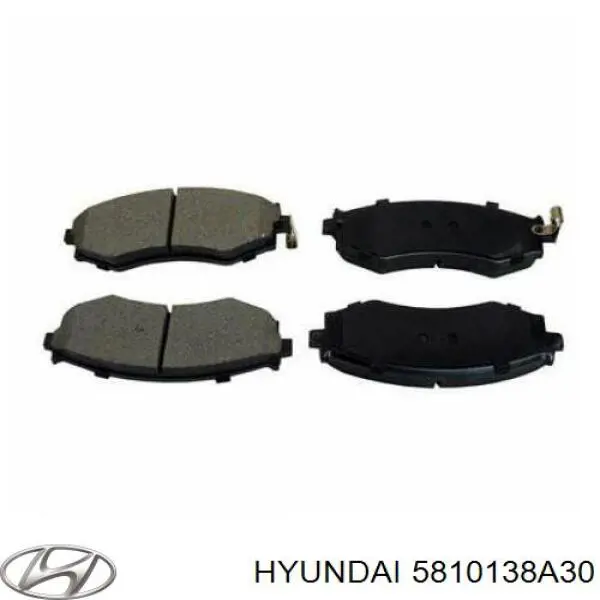 5810138A30 Hyundai/Kia колодки тормозные передние дисковые
