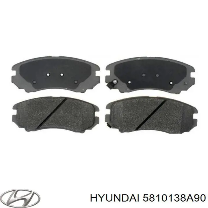 5810138A90 Hyundai/Kia колодки тормозные передние дисковые