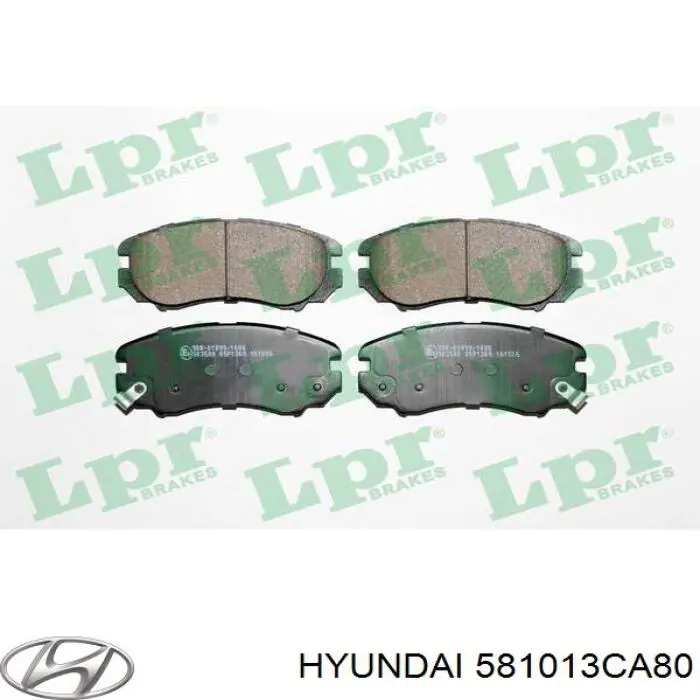 Тормозные колодки Hyundai/Kia 581013CA80