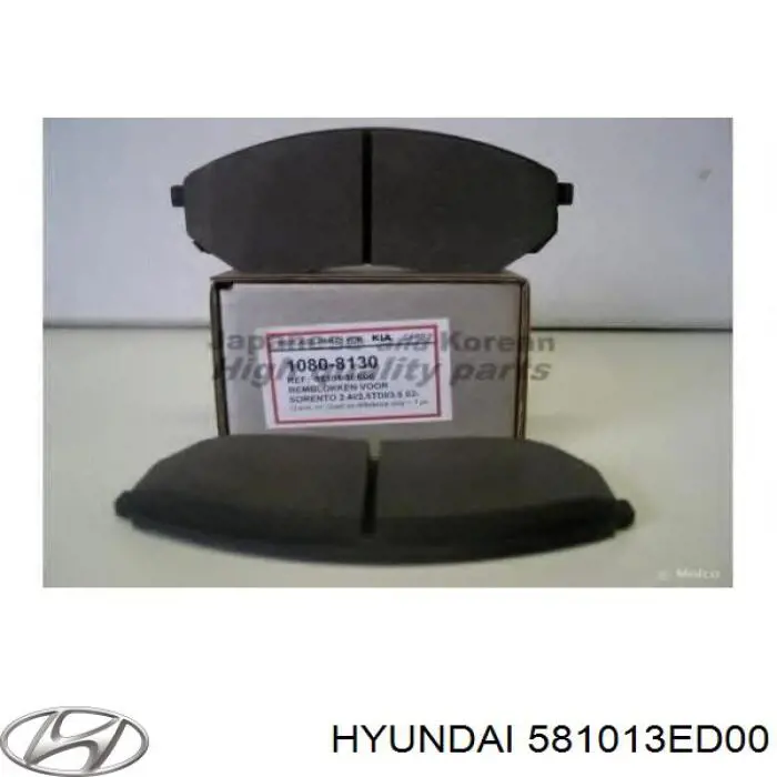 Колодки Hyundai/Kia 581013ED00 цена, от 23.01 USD