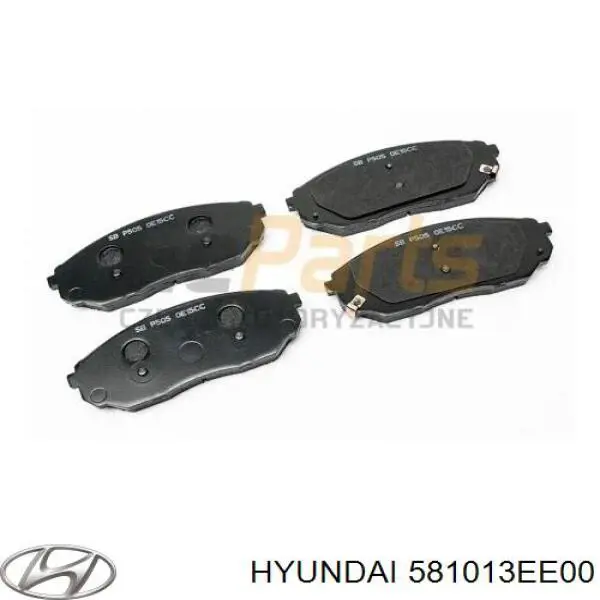 Тормозные колодки Hyundai/Kia 581013EE00