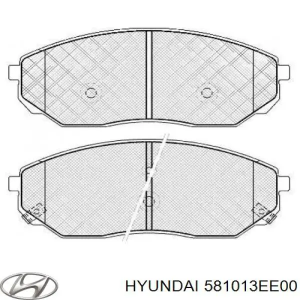 Колодки Hyundai/Kia 581013EE00 цена, от 26.33 USD