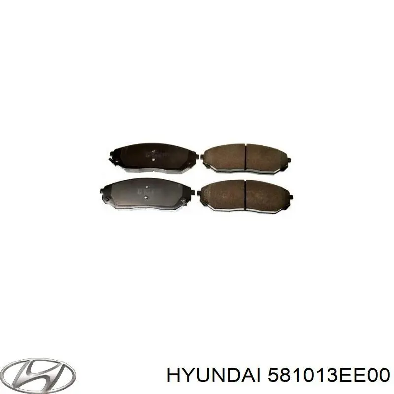 Купить 581013EE00 Hyundai/Kia Колодки тормозные