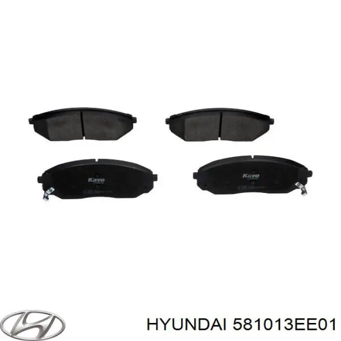 Тормозные колодки Hyundai/Kia 581013EE01