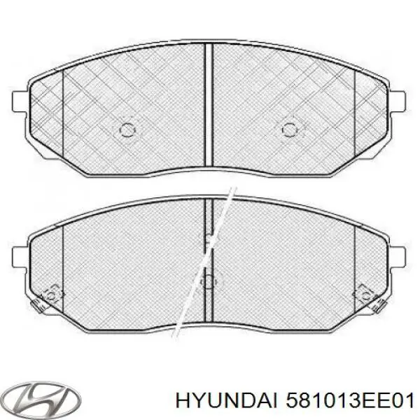 581013EE01 Hyundai/Kia Колодки передние
