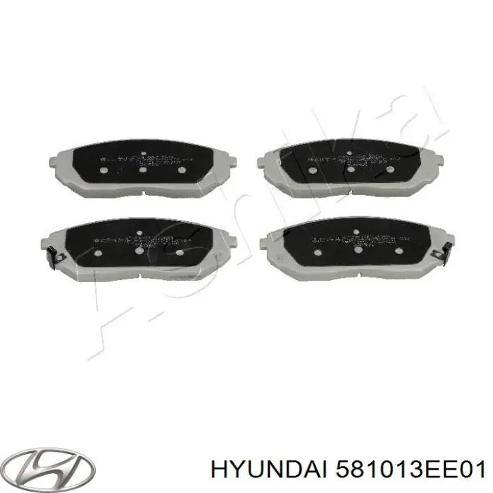 Передние тормозные колодки 581013EE01 Hyundai/Kia