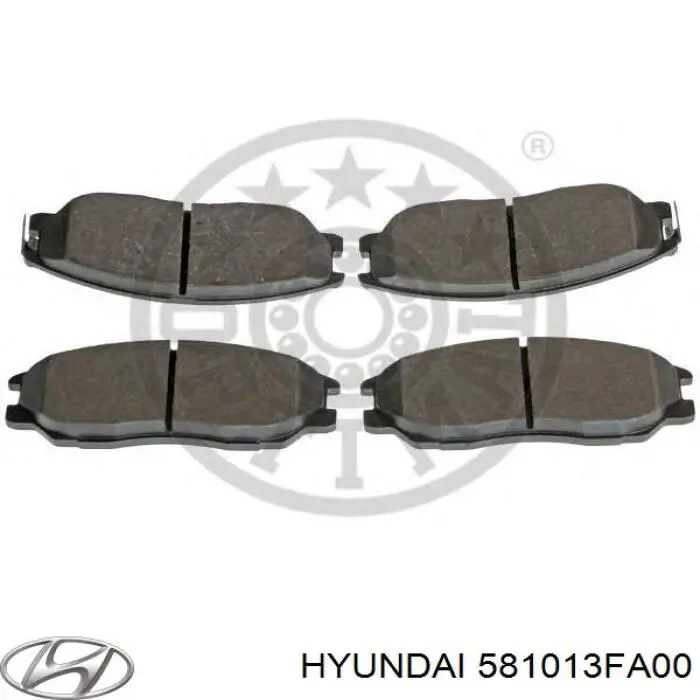Тормозные колодки Hyundai/Kia 581013FA00