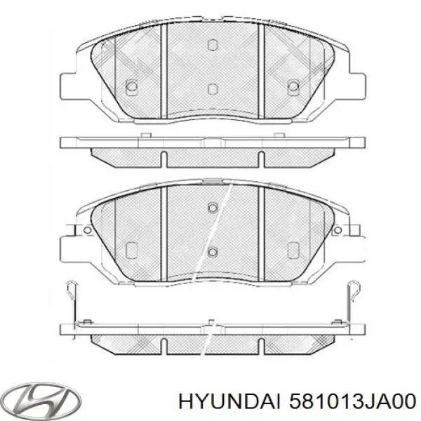 Купить 581013JA00 Hyundai/Kia Колодки тормозные