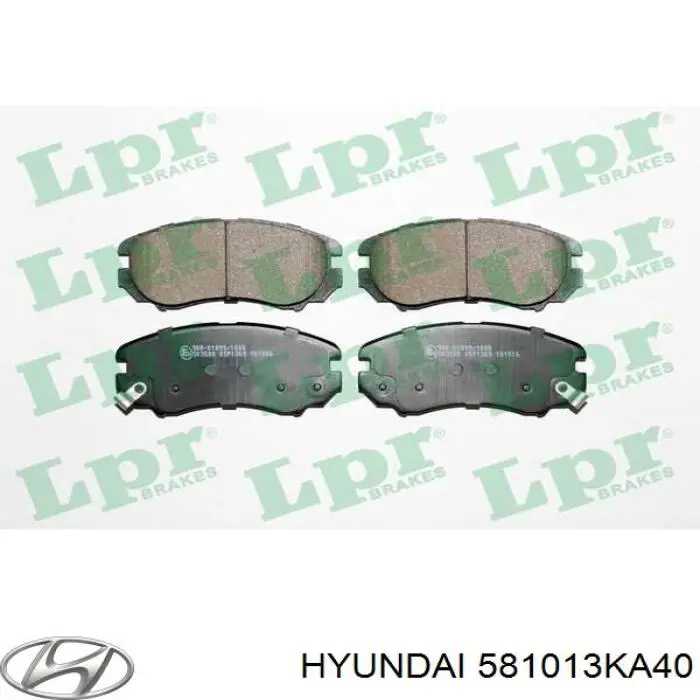 Compre 581013KA40 Hyundai/Kia Sapatas do freio dianteiras de disco