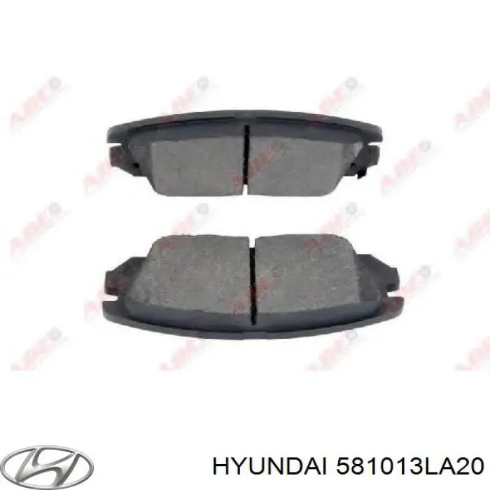 Колодки Hyundai/Kia 581013LA20 цена, от 22.88 USD