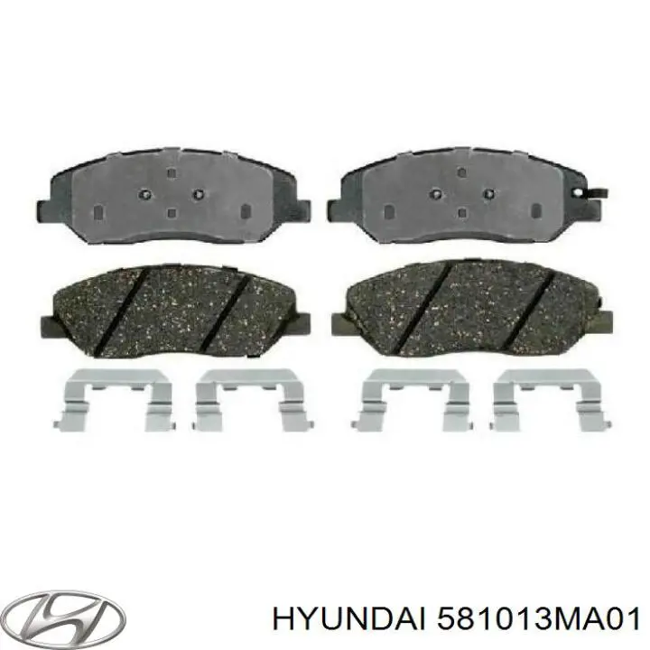 Колодки Hyundai/Kia 581013MA01 цена, от 22.60 USD