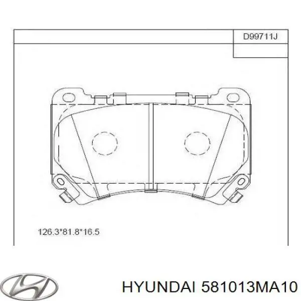 Передние тормозные колодки 161396 Power Stop
